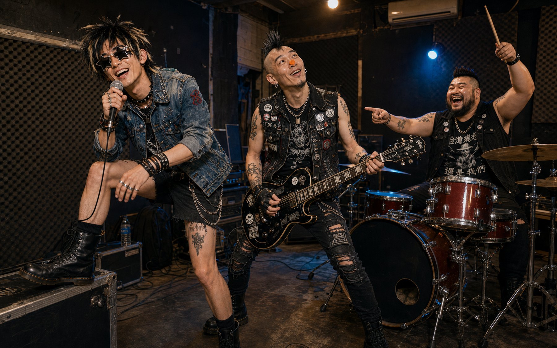 Noodle Brains (麵腦袋) turning a chaotic Taiwanese rehearsal into a shared joke