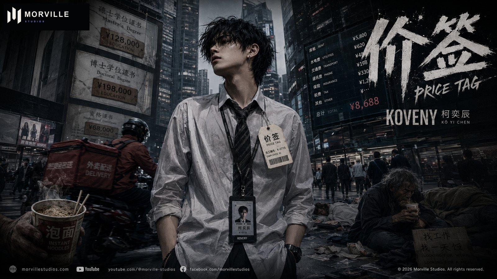Cover artwork for 价签 by Koveny (柯奕辰)