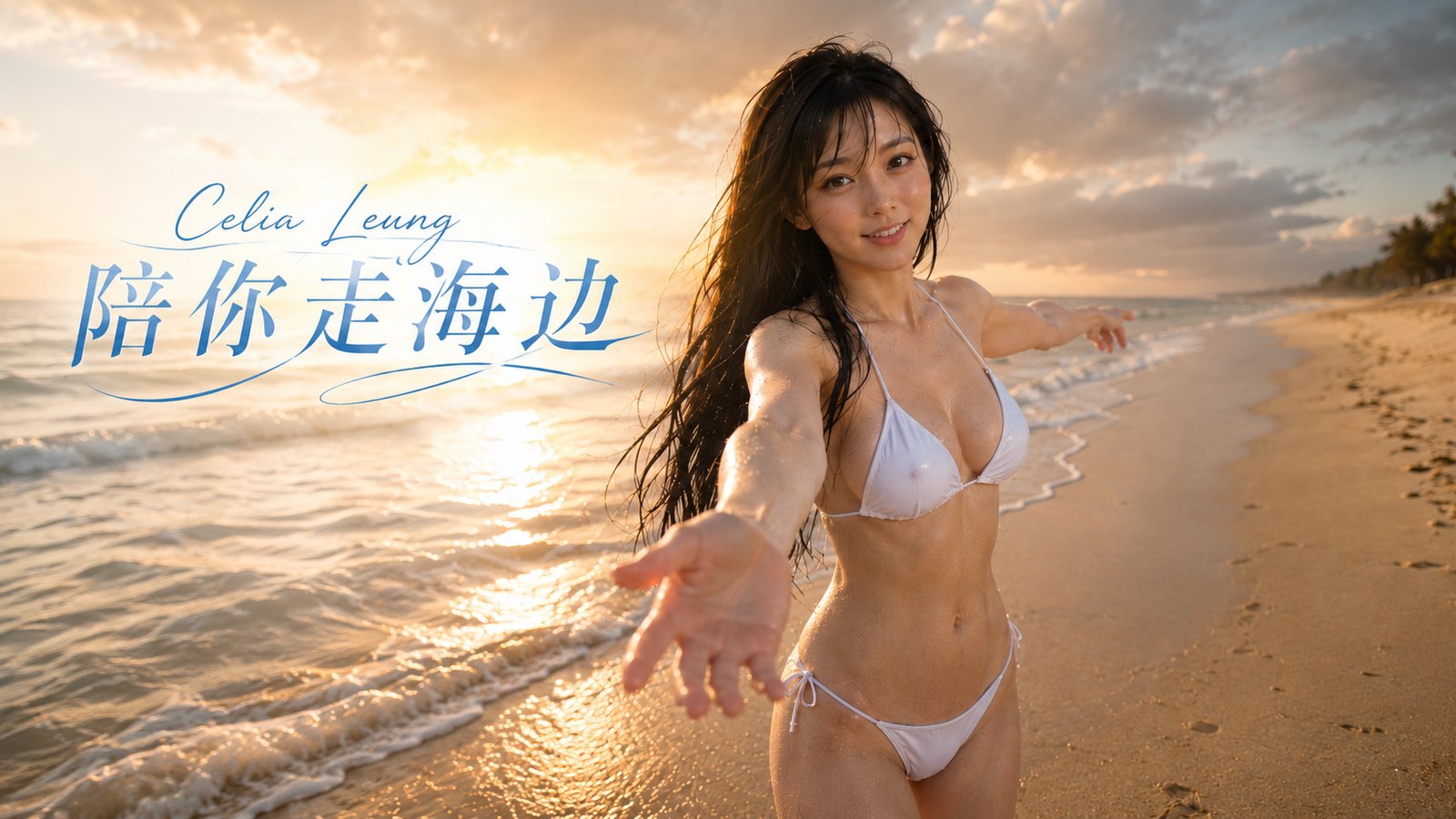 陪你走海边 封面美術